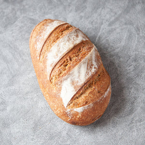 Chleb razowy z płaskurką na zakwasie