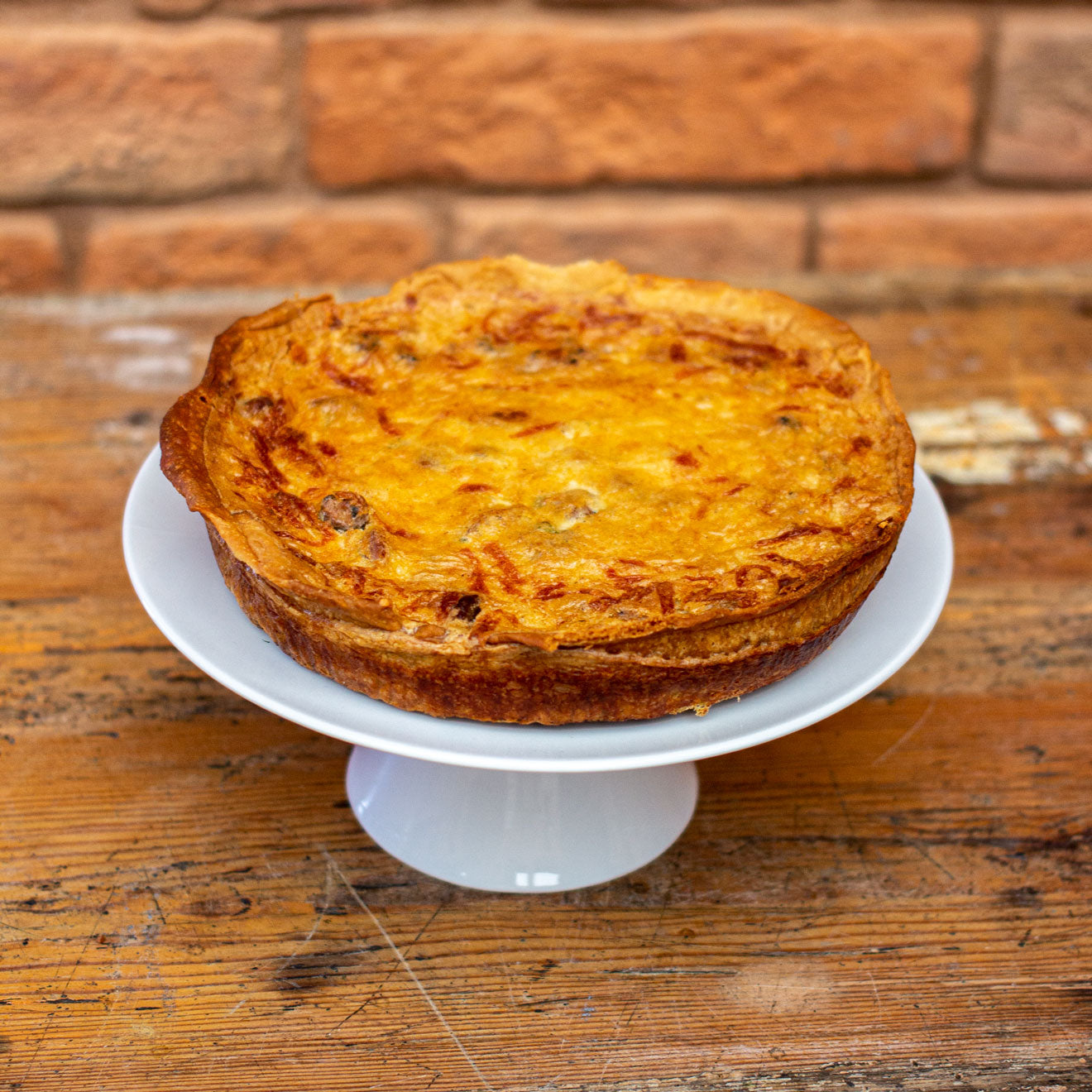 Quiche z kurkami