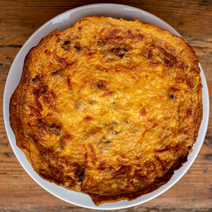 Quiche z kurkami